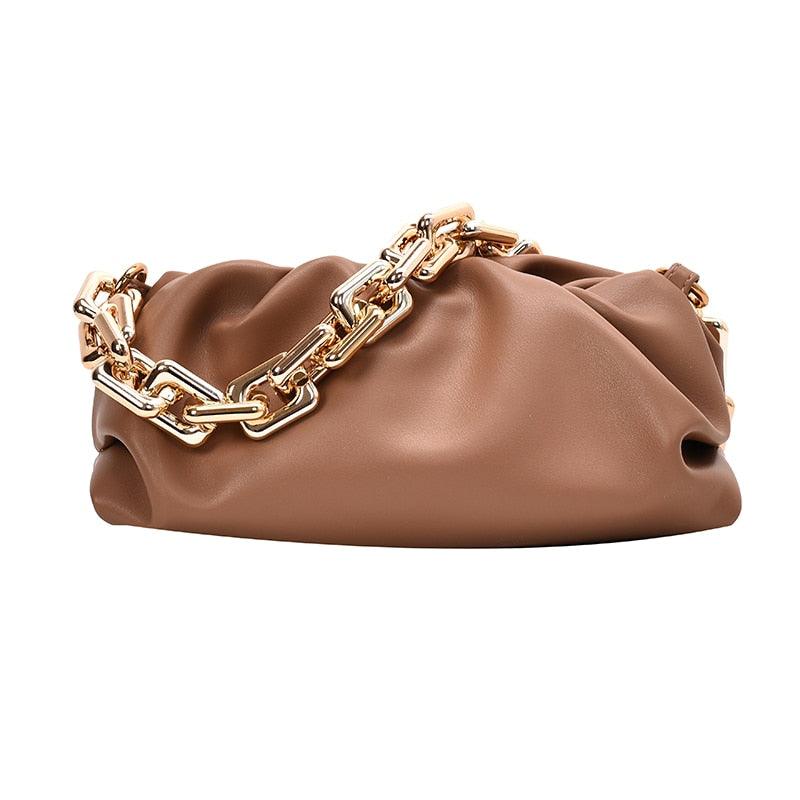 Bag For Women Thick chain Brown