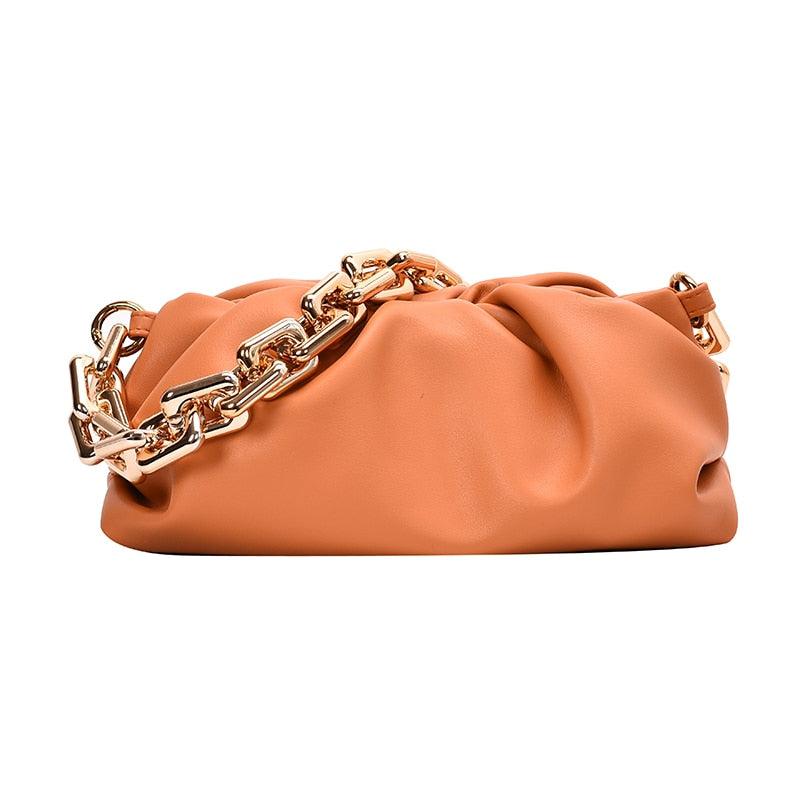 Bag For Women Thick chain Orange
