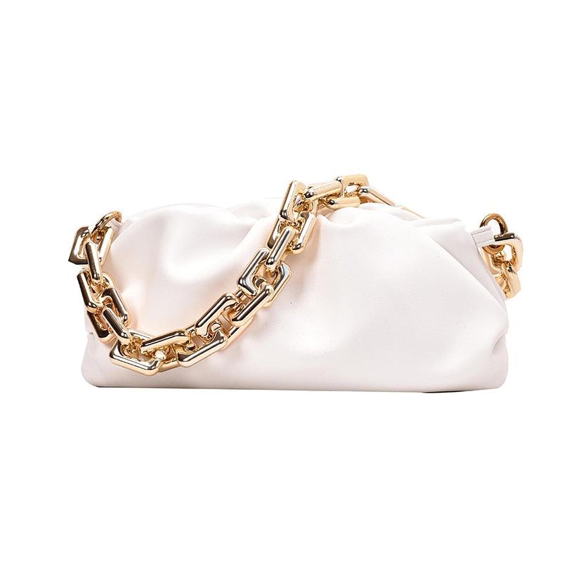 Bag For Women Thick chain white