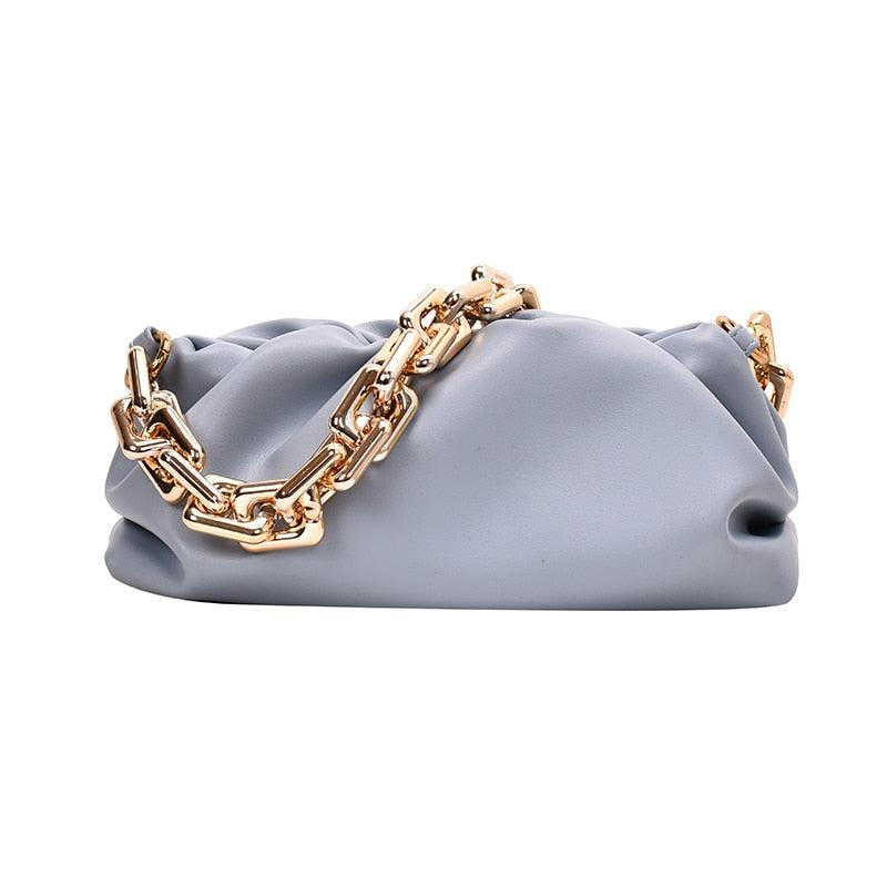 Bag For Women Thick chain Blue