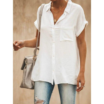 Cotton blouse White