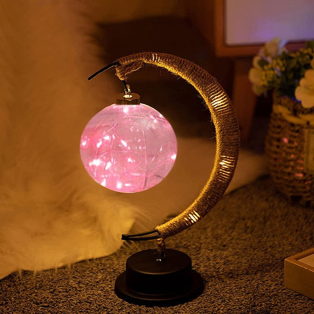 Crescent Dream Moon Cordless Lamp™ Pink