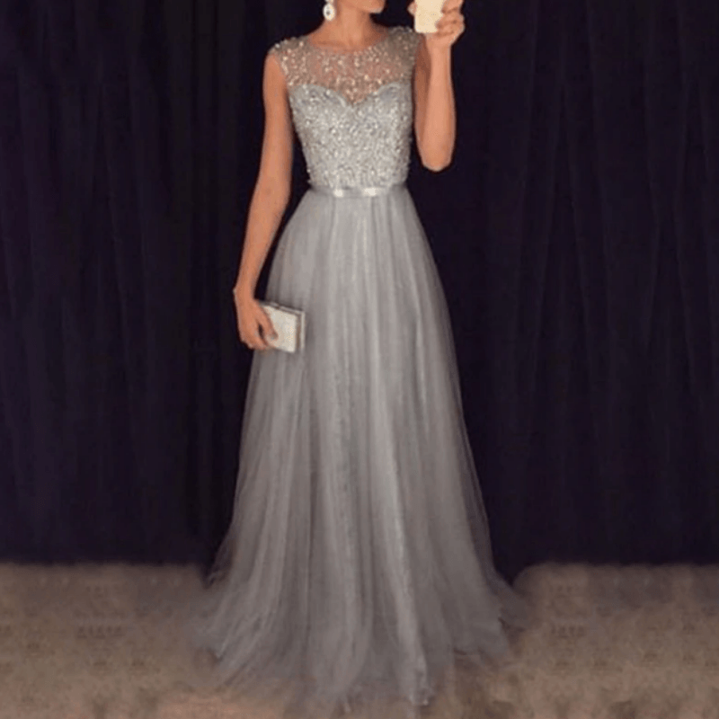 Elegant Prom Dress 2023 - Evening Gowns Sequin Dress