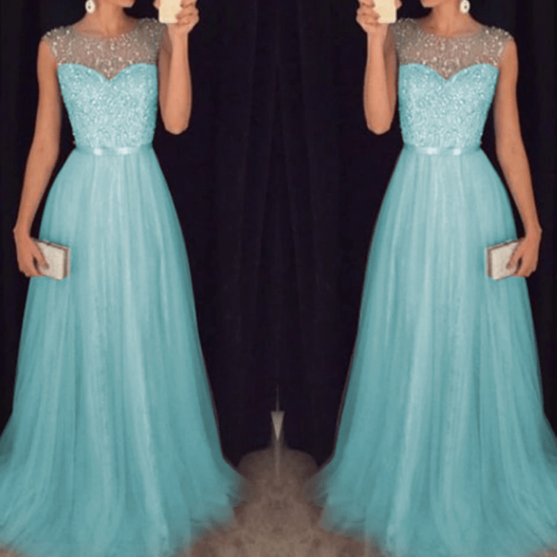 Elegant Prom Dress 2023 - Evening Gowns Sequin Dress