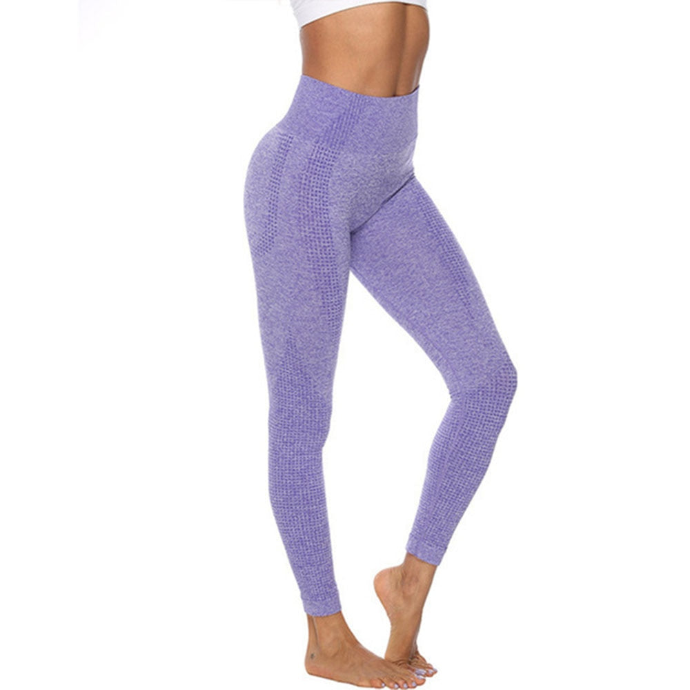 Fitness Running Yoga Pants 01 Leggings Purple S