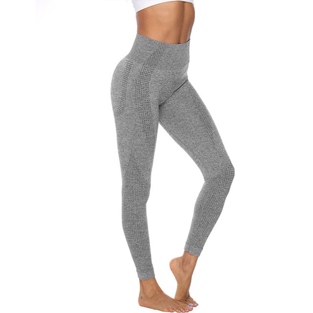 Fitness Running Yoga Pants 01 Leggings Grey M