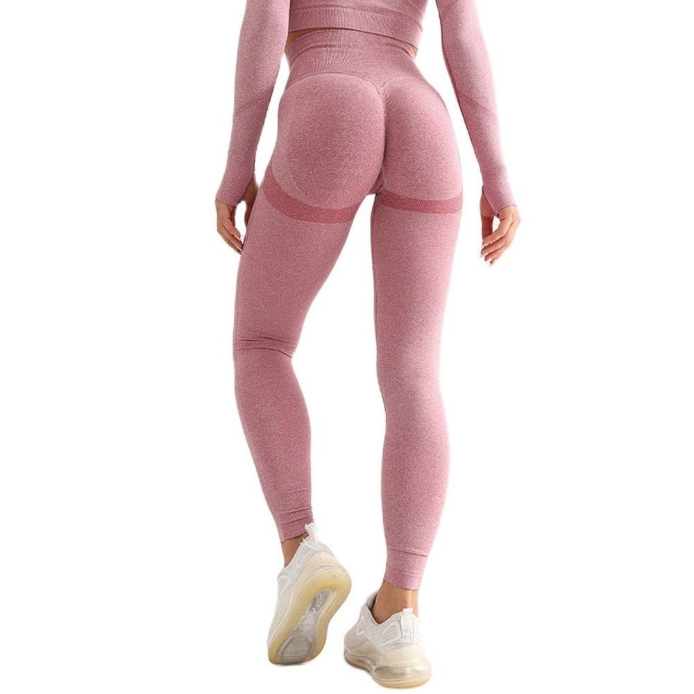 Fitness Running Yoga Pants 03 Tights Dark pink M