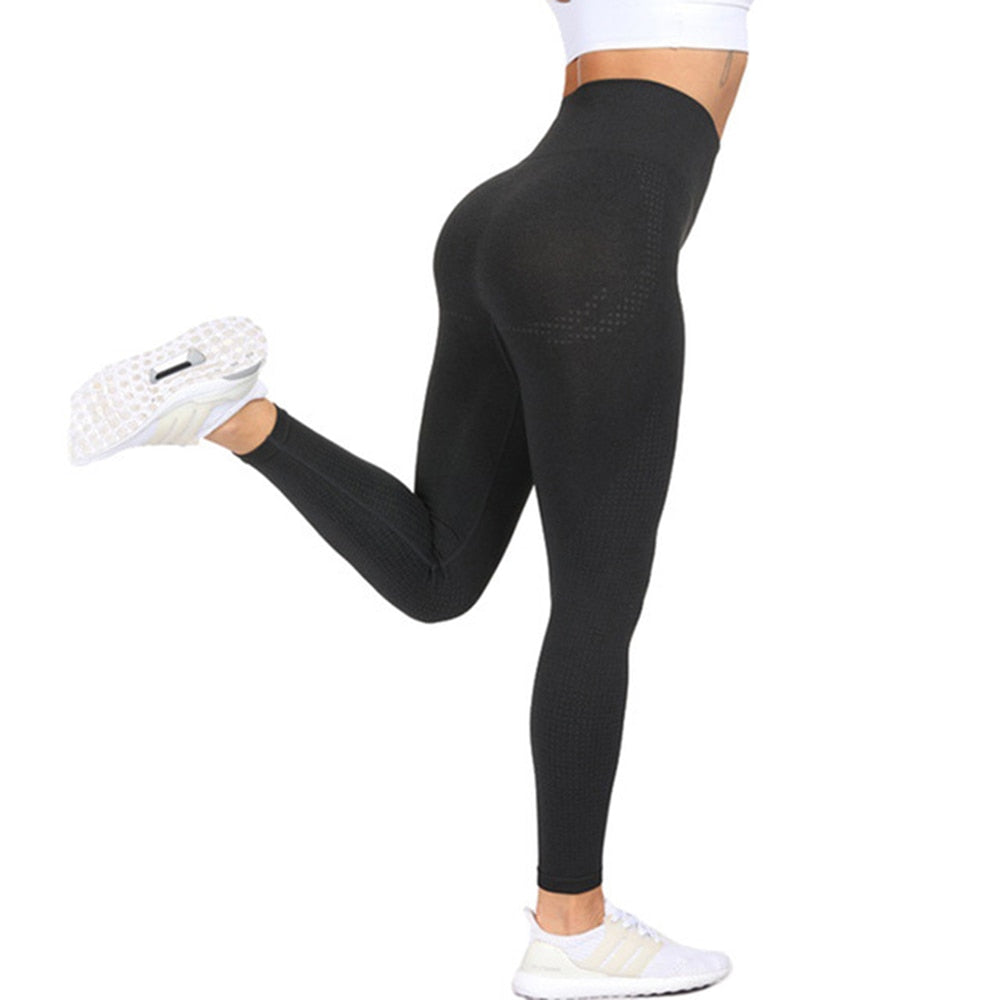 Fitness Running Yoga Pants 01 Leggings Black S