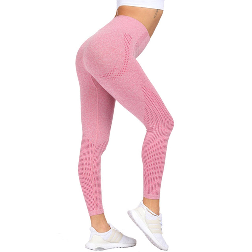 Fitness Running Yoga Pants 01 Leggings Pink M