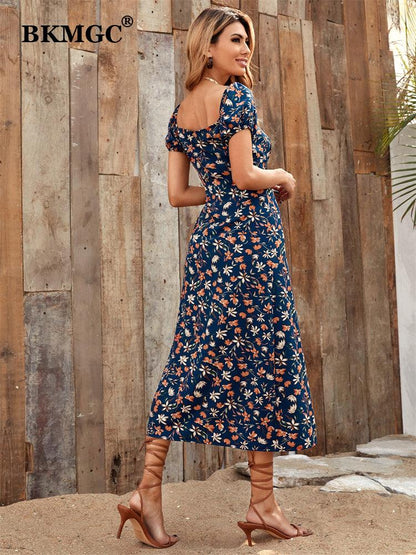 Floral Split Dress