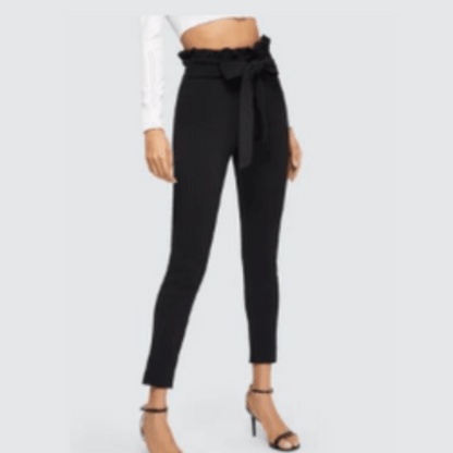 High Waist Pants Black