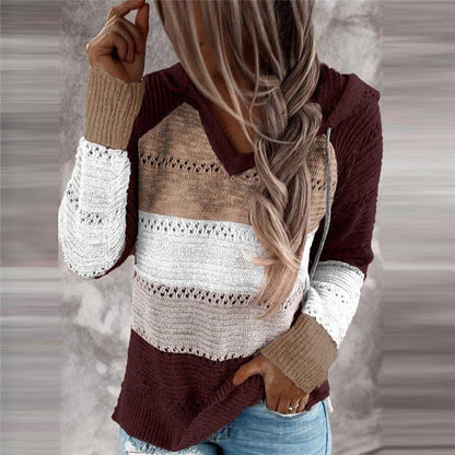 Hooded Long Sleeve Sweater