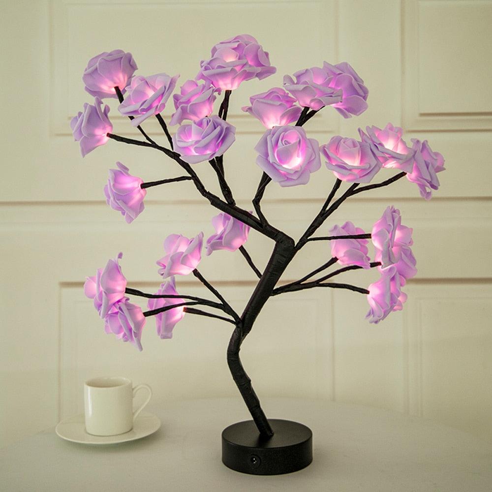 LED Rose Lamp Pink