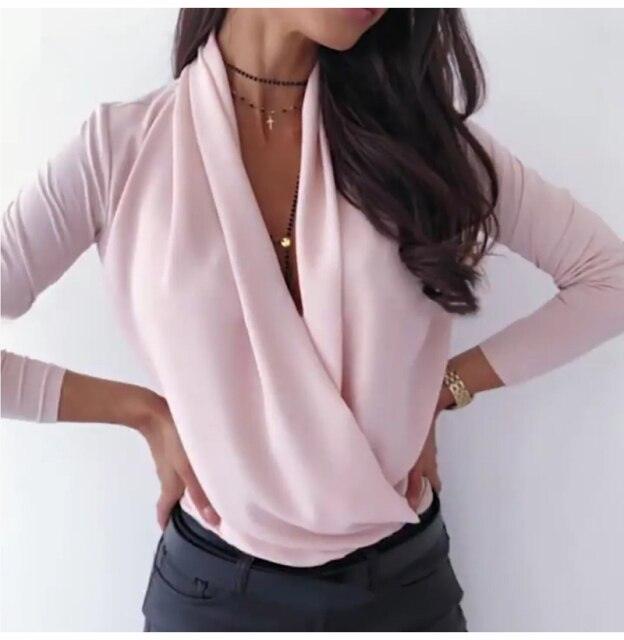 Long Sleeve Top Pink L