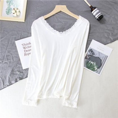 Long-sleeved Shirt white O One Size