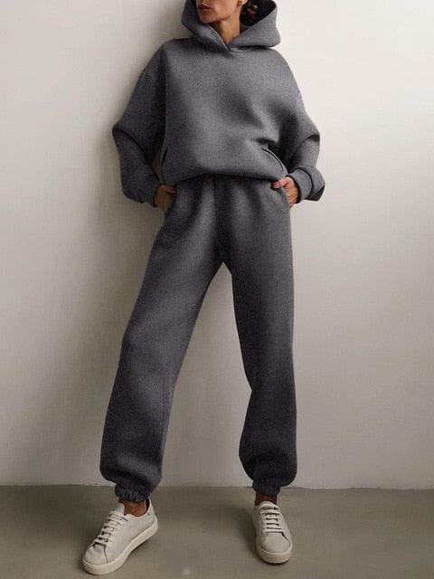 Lounge cozy set Dark grey M