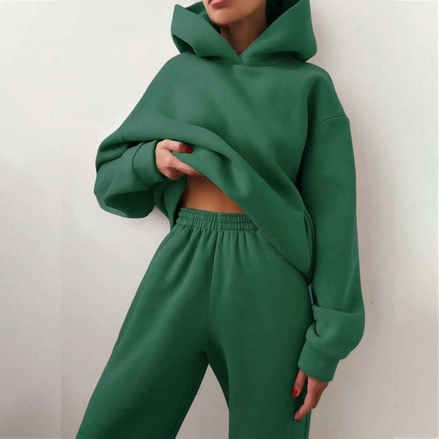 Lounge cozy set DARK GREEN XL