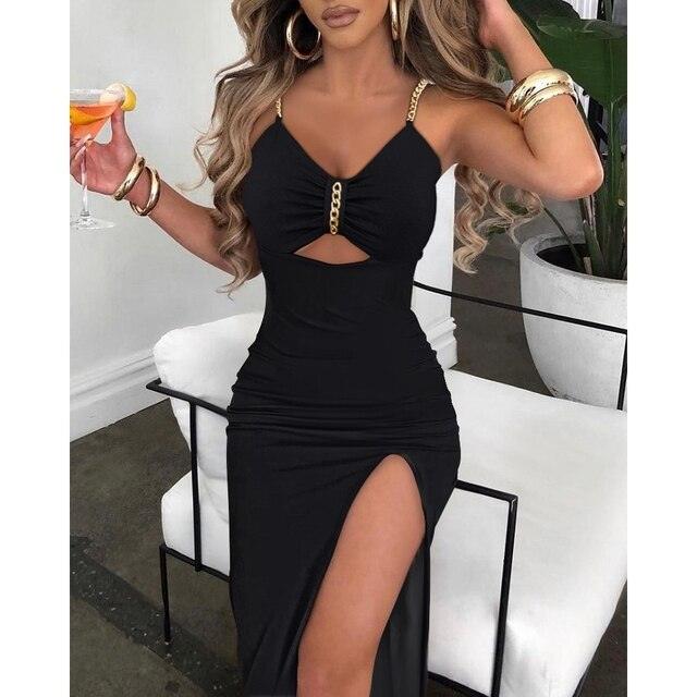 Miami Cocktail Dress Black XL