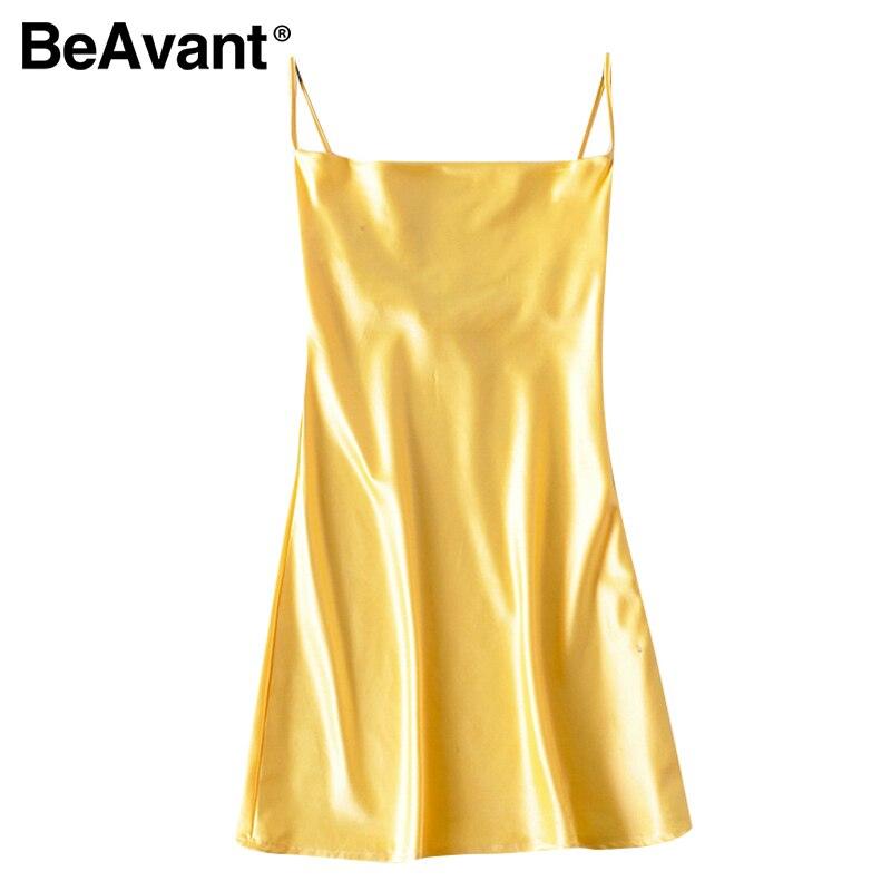 Mini Dress Yellow M