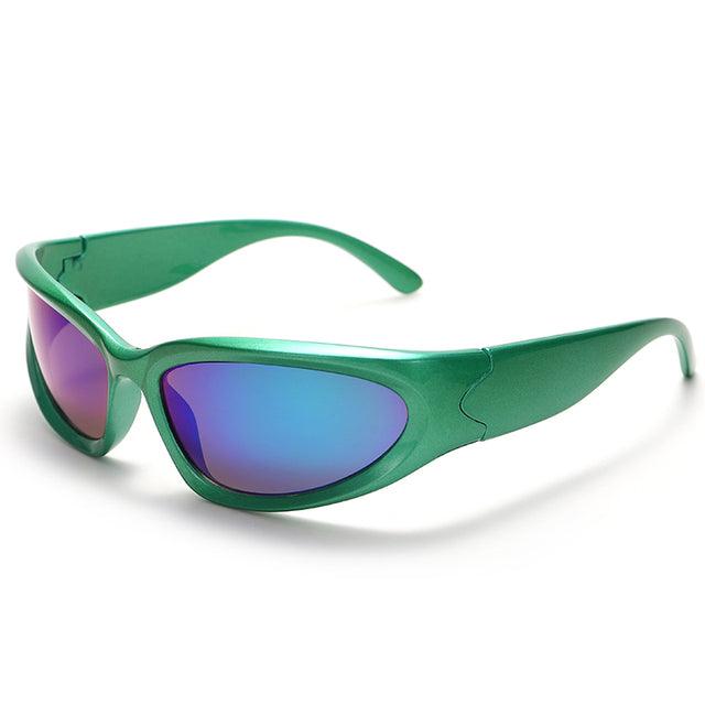 New Y2K Retro UV400 Windproof Sport Sunglasses 9 As photo shows