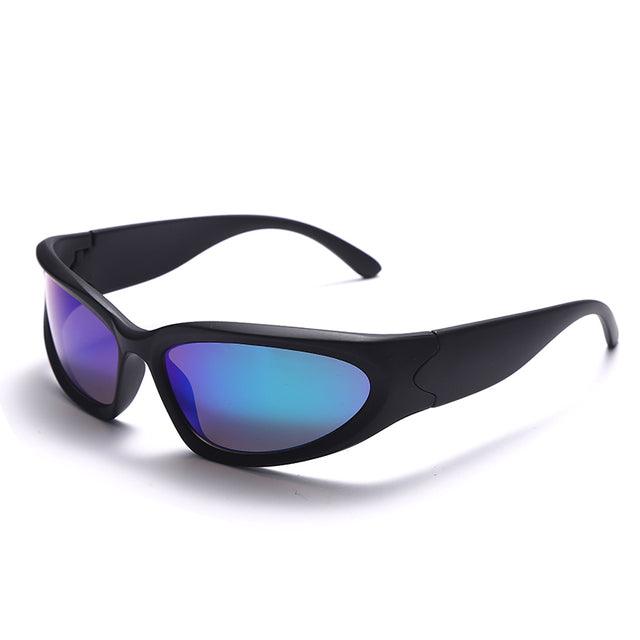 New Y2K Retro UV400 Windproof Sport Sunglasses 3 As photo shows