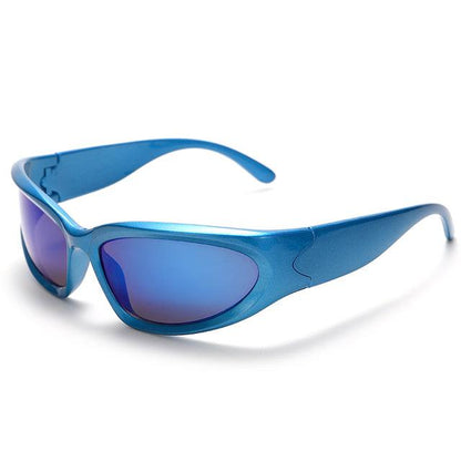 New Y2K Retro UV400 Windproof Sport Sunglasses 10 As photo shows