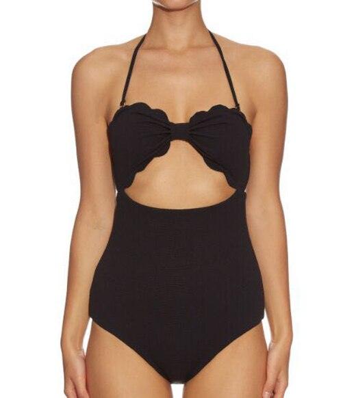 Padded Swimwear Bathing Suit Bikinis set Women BLACK S 12