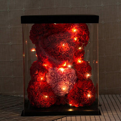 Rose Teddy Bear Rose Led Red Red