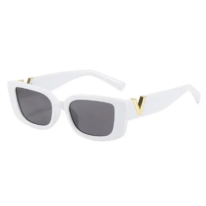 Sunglasses White Gray
