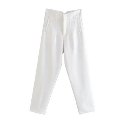Trousers white M