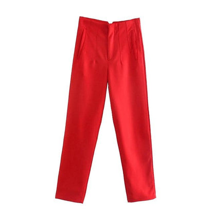 Trousers Red L