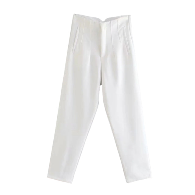 Trousers white S