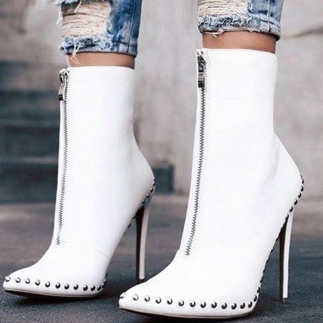 Women Fashion Pointed Toe Modern Ankle Boots 1907 a 39