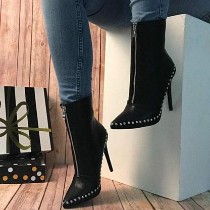 Women Fashion Pointed Toe Modern Ankle Boots 1907 b 41