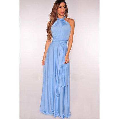 Wrap Dress Light Blue XL