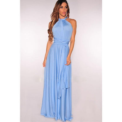 Wrap Dress Light Blue XS