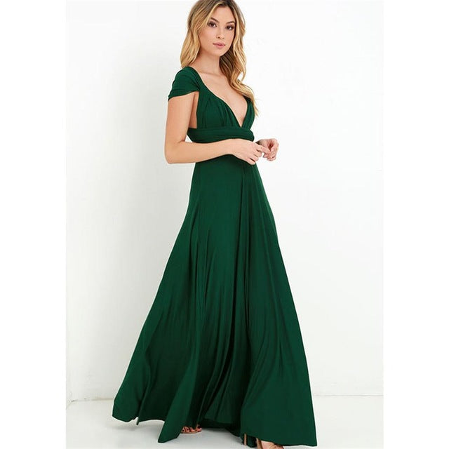 Wrap Dress Green M
