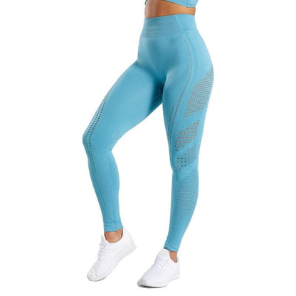 Yoga Set 2 Pieces blue pants L