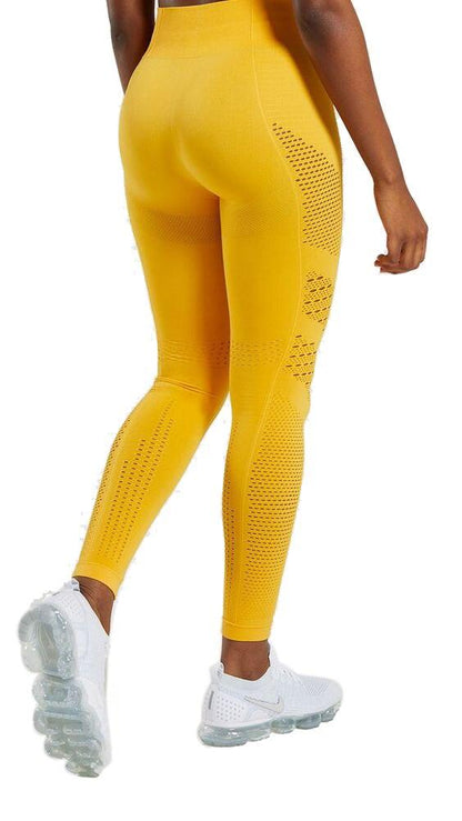 Yoga Set 2 Pieces yellow pants M