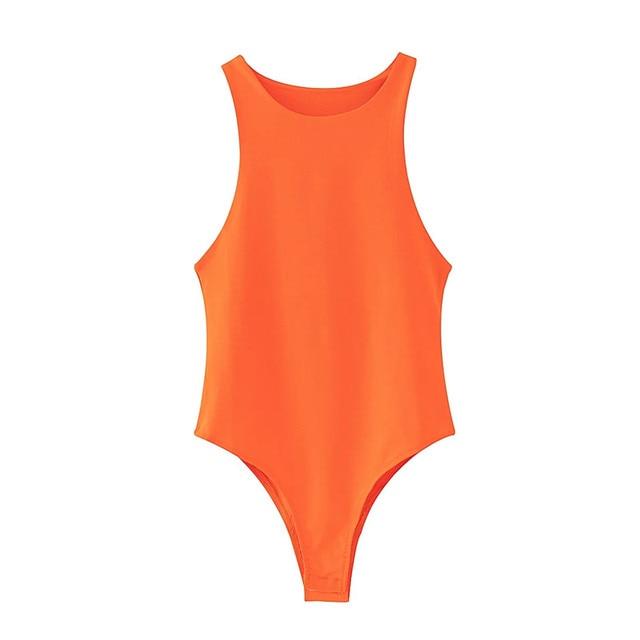 body suit Orange L