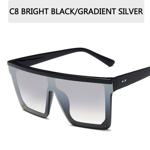 vintage Oversized Square Sunglasses C8