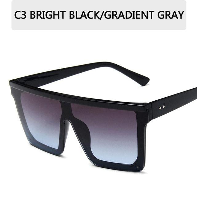 vintage Oversized Square Sunglasses C3