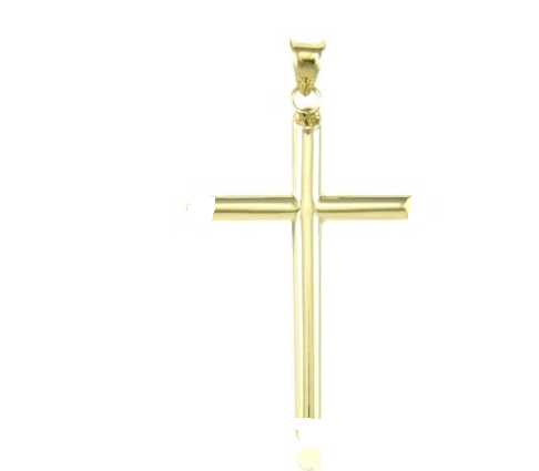 women vintage gift small Gold Cross religious jewelry Gold